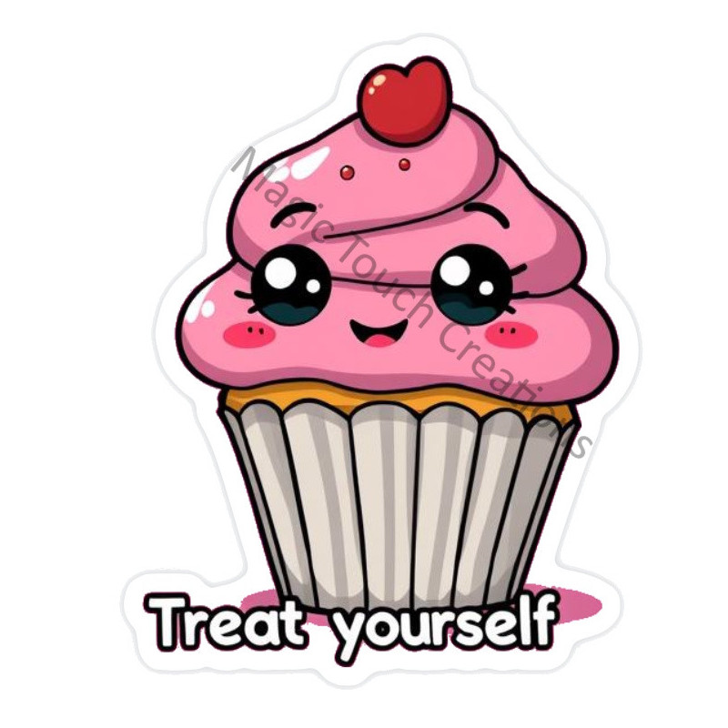 Treat Yourself Sticker