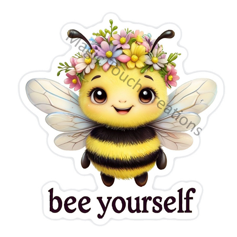 Bee Yourself Sticker