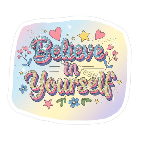 Believe in Yourself Sticker
