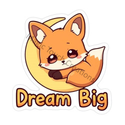 Dream Big Sticker