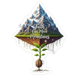 Faith can Move Sticker