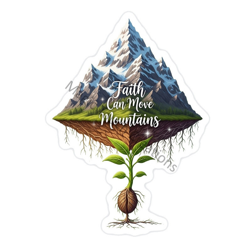 Faith can Move Sticker