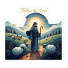 Follow the Lord Sticker