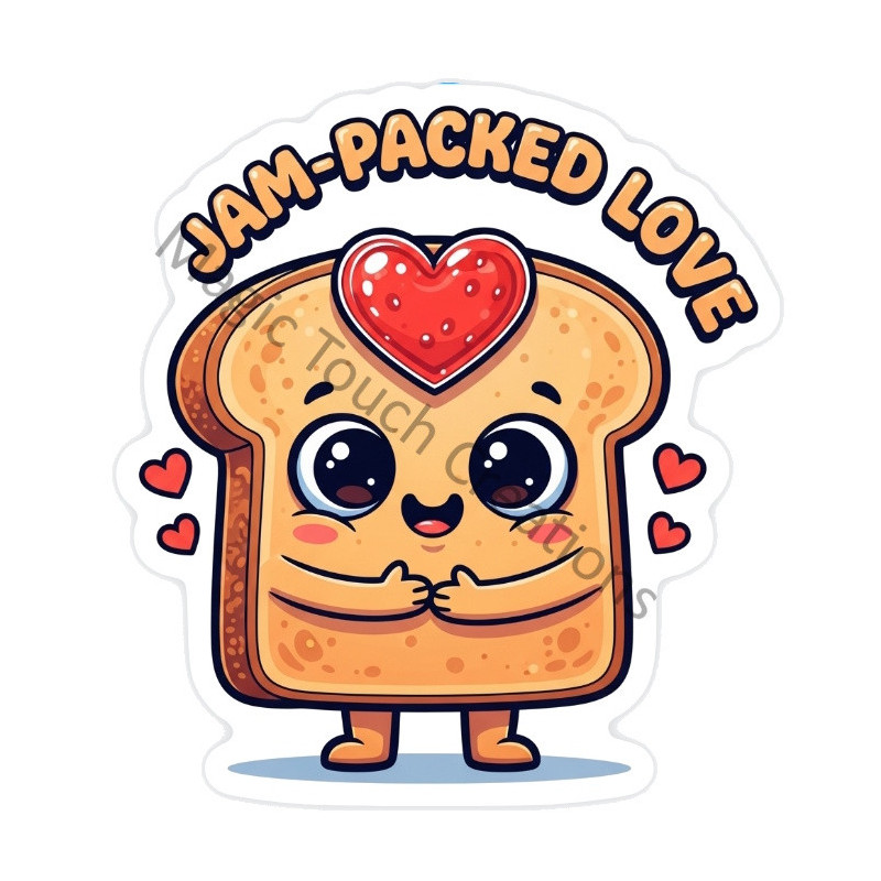 Jam Packed Love Sticker