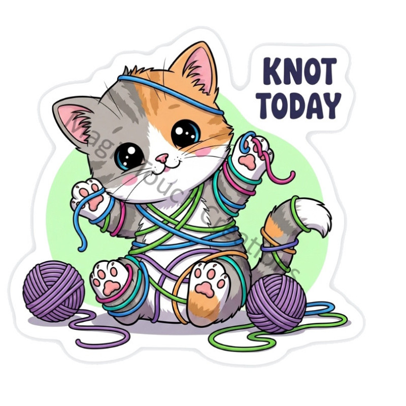 Knot Today Sticker