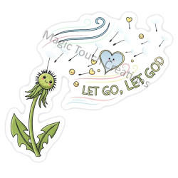Let Go, Let God Sticker