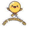 Lift Yourself Up Sticker