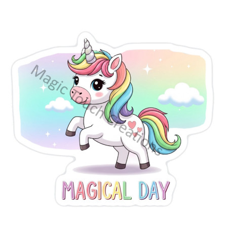 Magical Unicorn Sticker