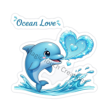Ocean Love Sticker