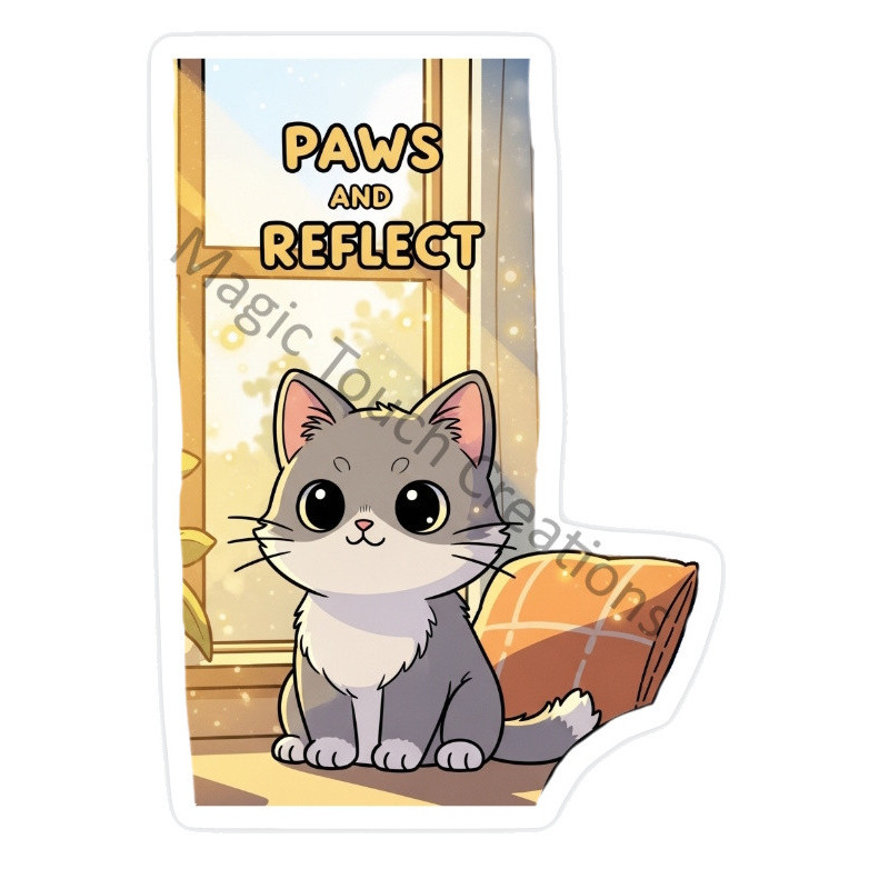 Paws and Reflect Sticker