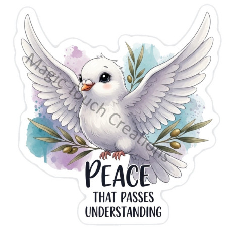 Peace Dove Sticker