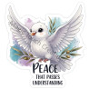 Peace Dove Sticker