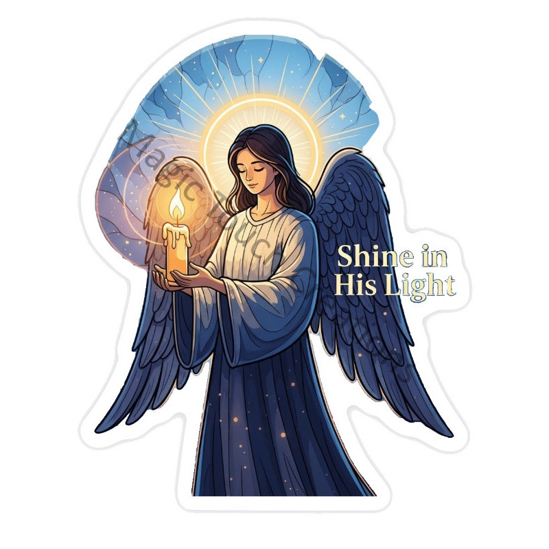 Shine in His Light Sticker