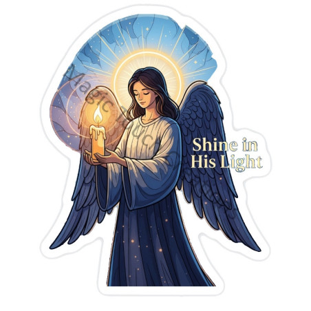 Shine in His Light Sticker