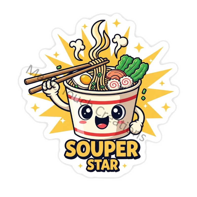 Souper Star Sticker