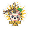 Souper Star Sticker