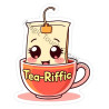Tea-Riffic Sticker