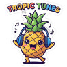 Tropic Tunes Sticker