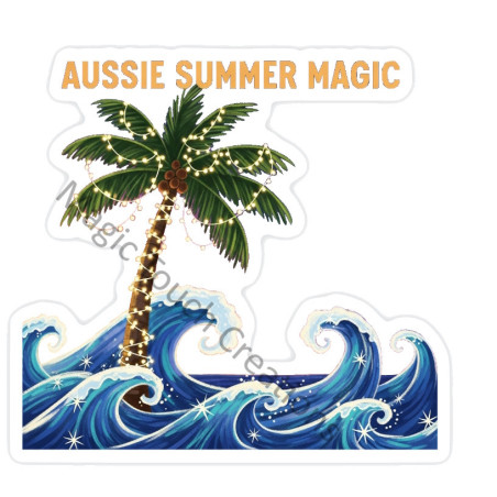 Aussie Christmas Sticker