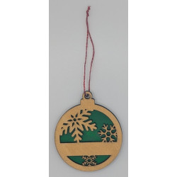 Green/Gold Ornament