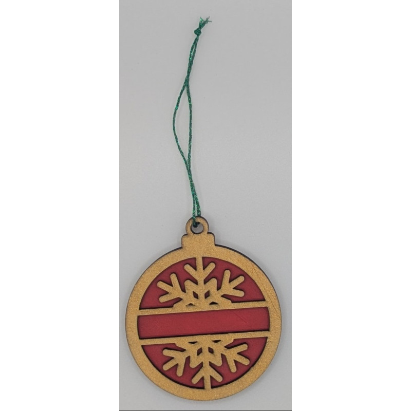 Red/Gold Ornament