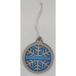 Blue/Silver Ornament