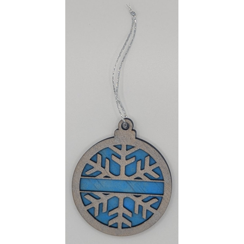 Blue/Silver Ornament