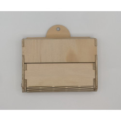 Customisable Hanging Business Card Holder | Personalised Office Accessory