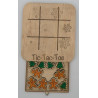 Christmas Tic-Tac-Toe Wooden Game Set