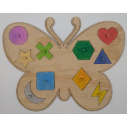 Butterfly Shape Puzzle