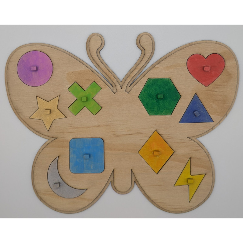 Butterfly Shape Puzzle