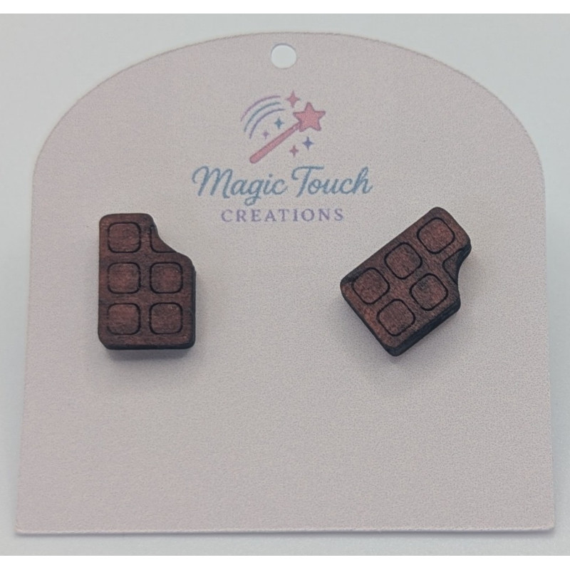 Chocolate Bar Studs