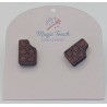 Chocolate Bar Studs