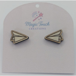 Paper Airplane Studs