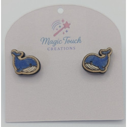 Whale Studs