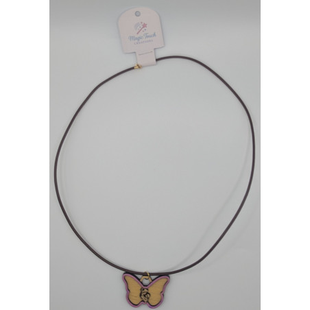 Wooden Butterfly “Mum & Baby” Pendant Necklace