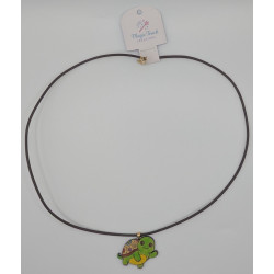 Happy Turtle Pendant Necklace