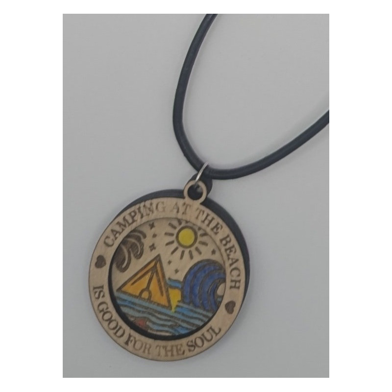 Camping at the Beach Necklace
