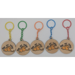 Nope, Not Today Cat Keyring