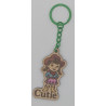 Cowgirl Keyring