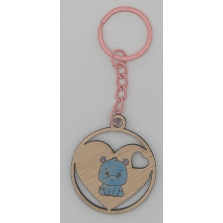 Hippo Keyring
