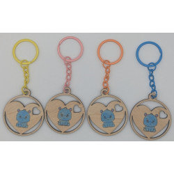 Hippo Keyring