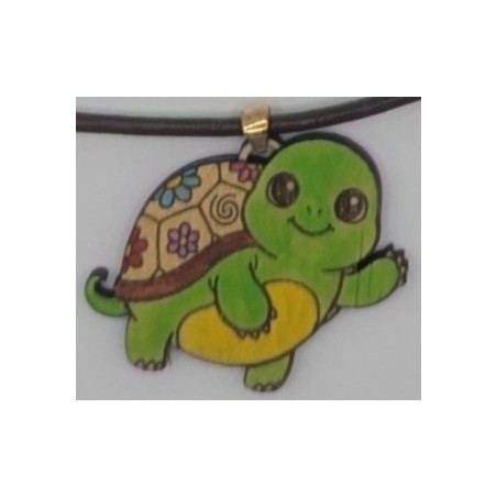Happy Turtle Pendant Necklace