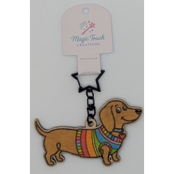 Dachshund Keyring