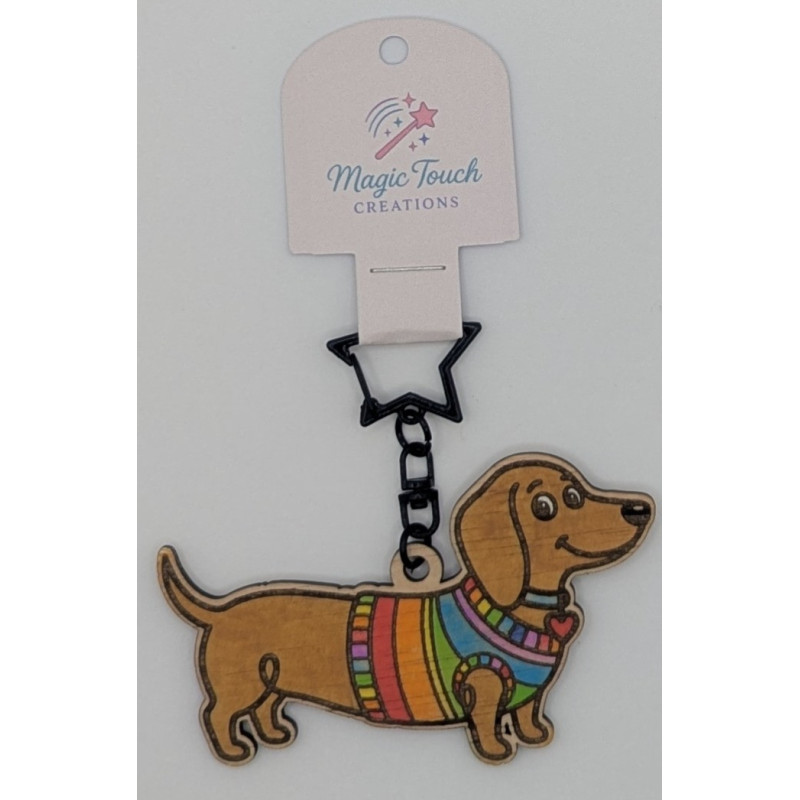Dachshund Keyring