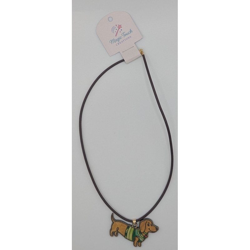 Dachshund Kids Necklace | Cute Dog Jewelry for Children