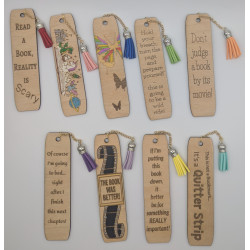 Engraved Wooden Bookmarks