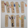 Engraved Wooden Bookmarks