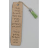 Engraved Wooden Bookmarks