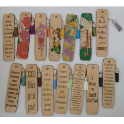 Engraved Wooden Bookmarks